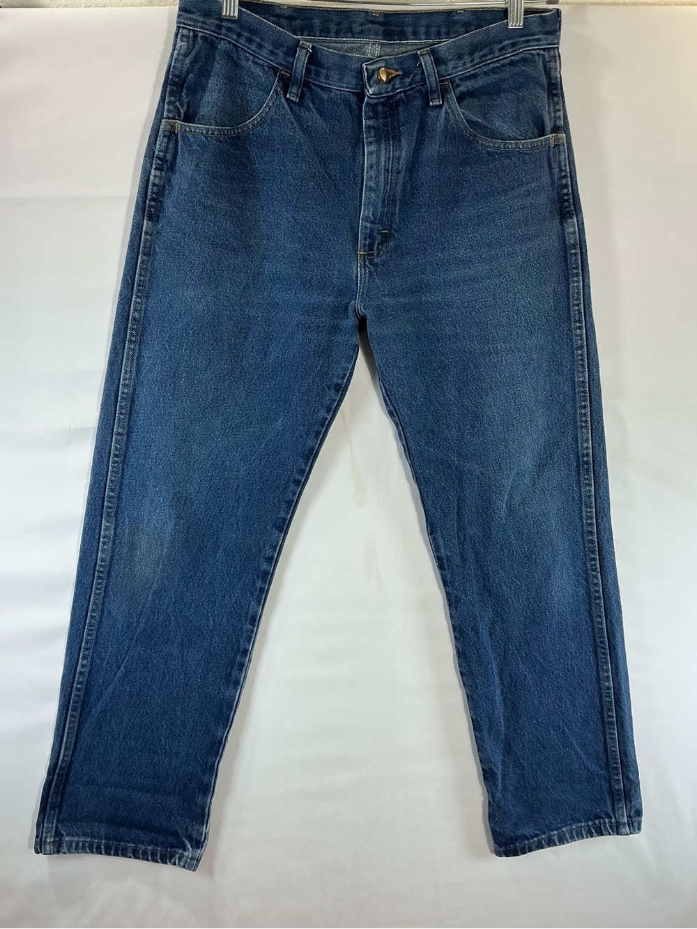 Rustler Relaxed Fit Jeans Men’s 34x30 Medium Wash Straight Leg Denim - Picture 5 of 5